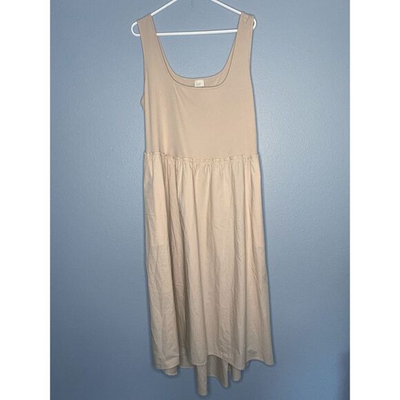 A New Day Peach Crew Top High Low Dress Size XXL - Picture 1 of 9